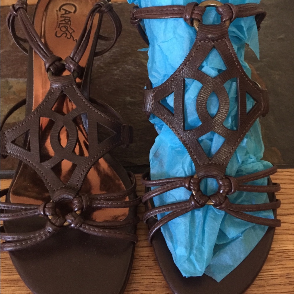 SOLD  CARLOS STRAPPY HEELS SOLD